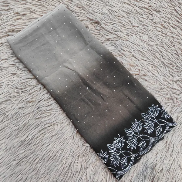 Chiffon  stonework Hijab | HJ01